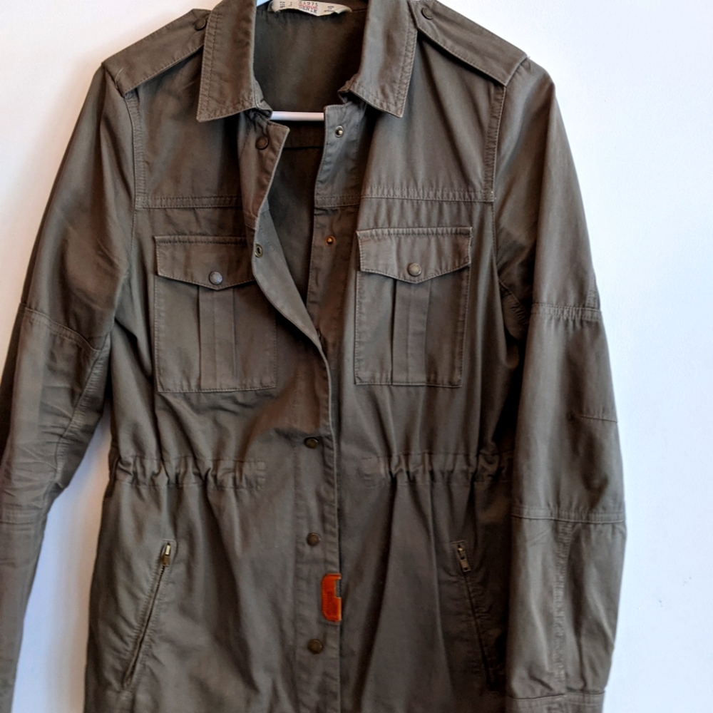 ZARA Army green coat